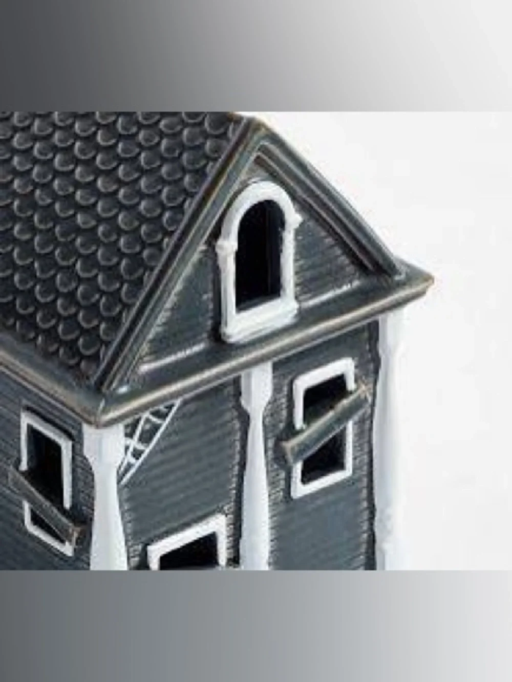 Pottery Barn Ceramic Haunted House ~ Small Version 🕷️